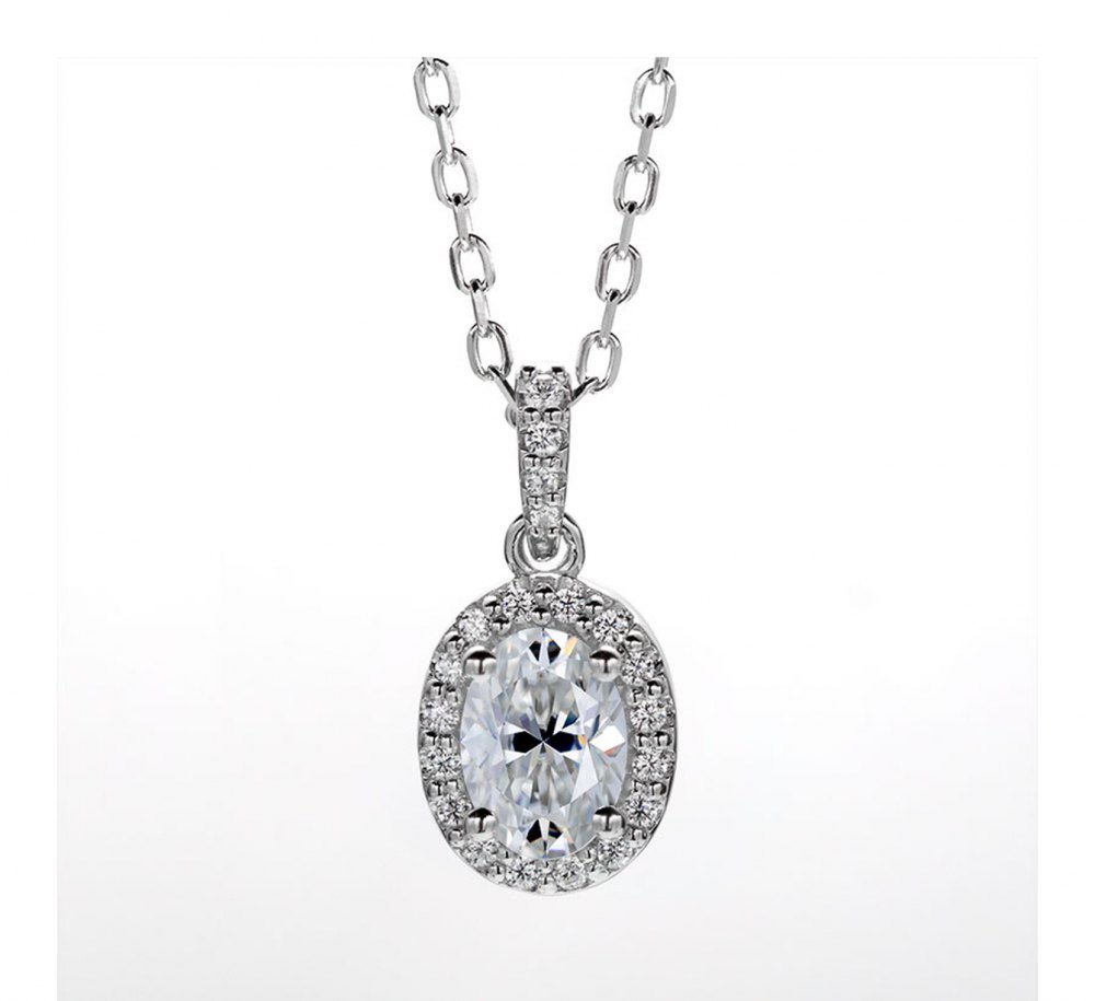 Multi-Colored Moissanite Necklace MB033