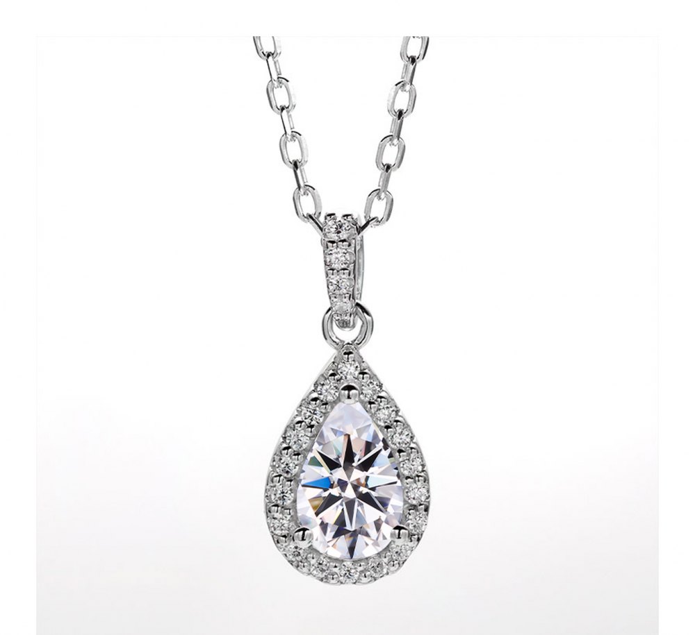 Multi-Colored Moissanite Necklace MB036