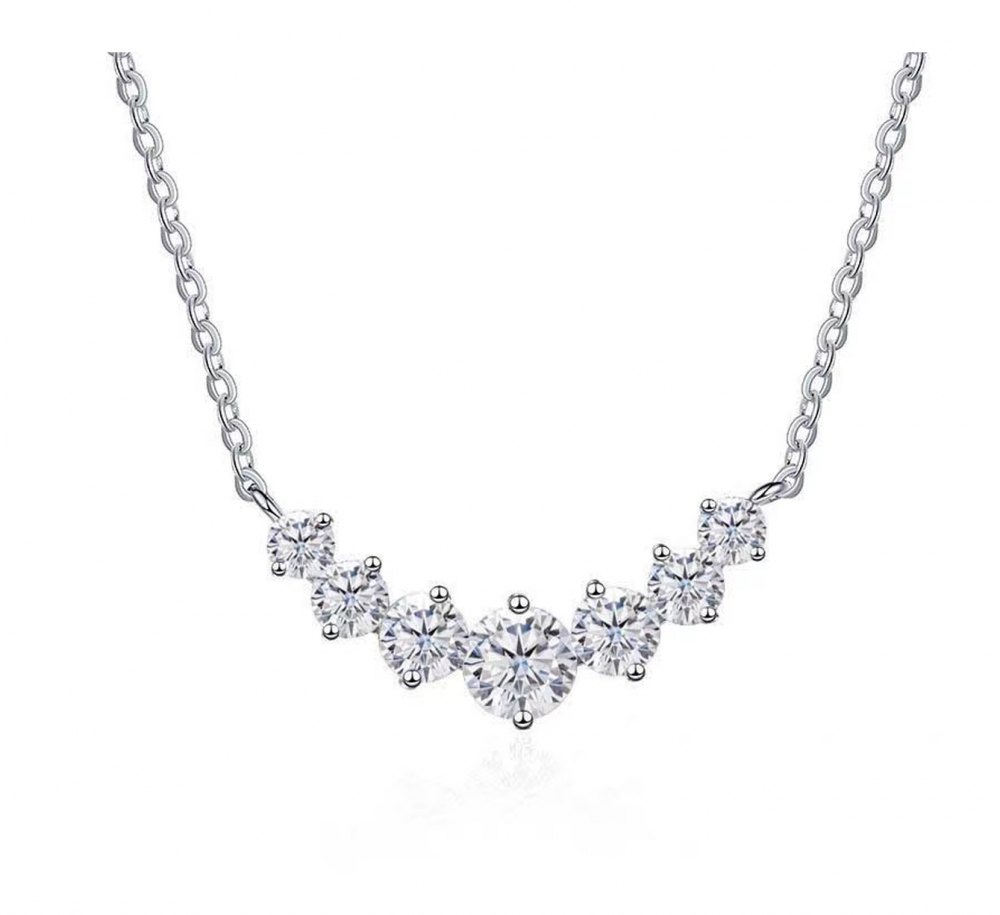 Multi-Colored Moissanite Necklace MB042