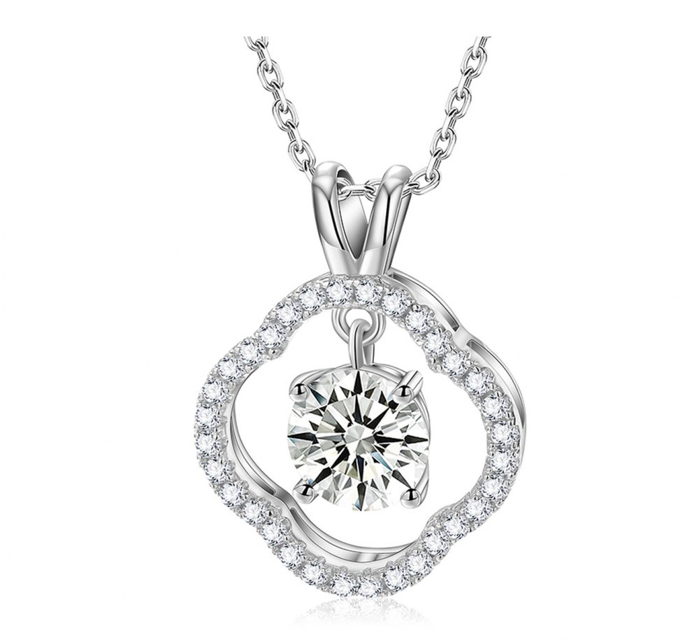 Multi-Colored Moissanite Necklace MB044