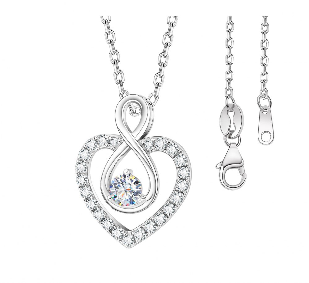 Multi-Colored Moissanite Necklace MB058
