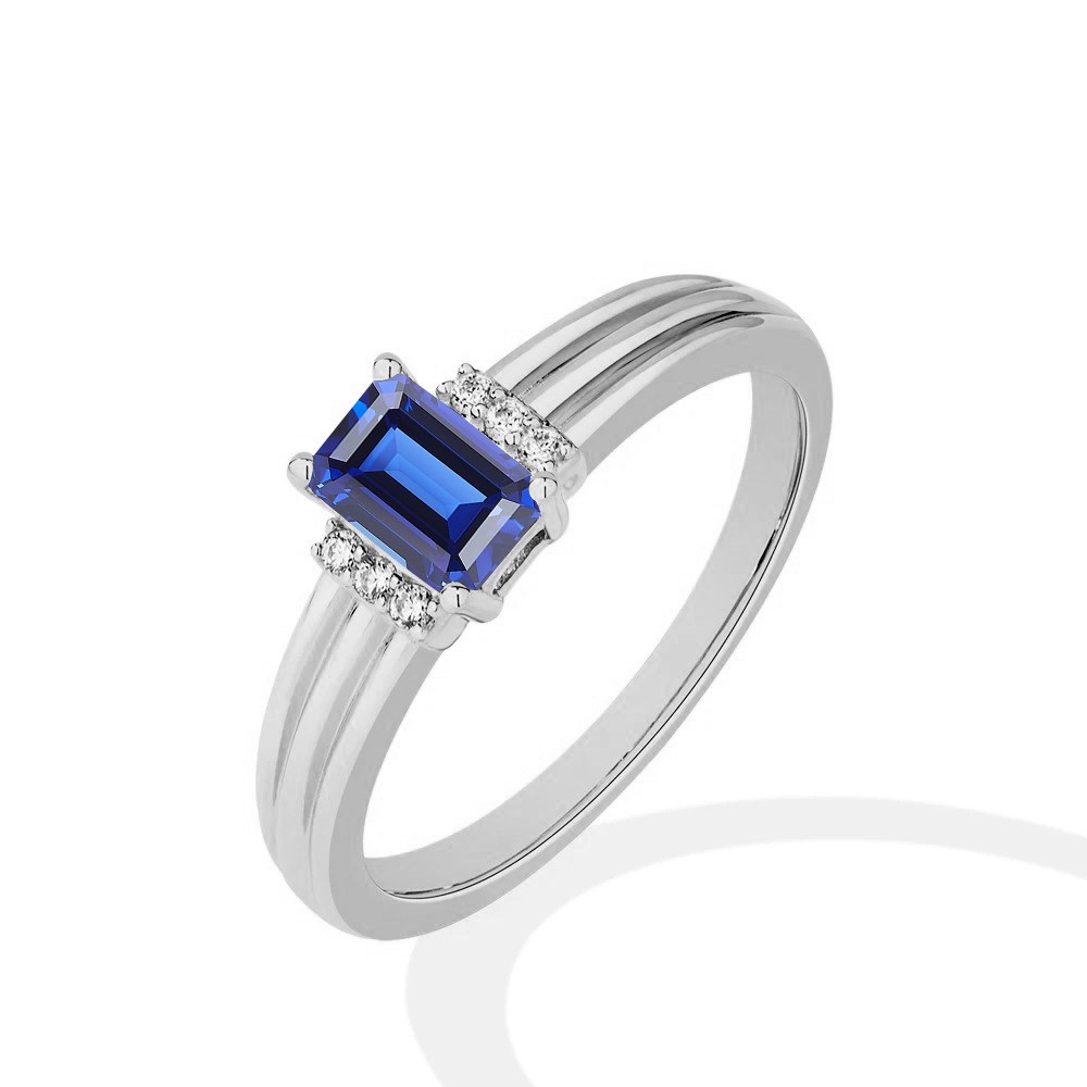 Round Moissanite Ring - Design 5 — view 3