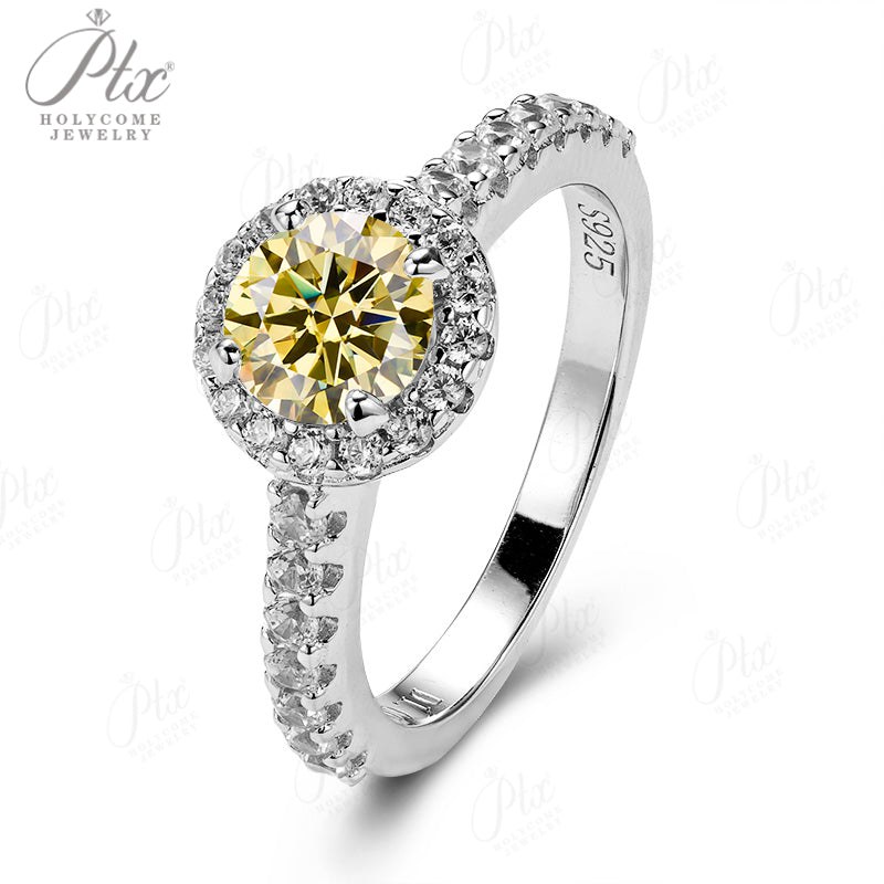 Round Moissanite Ring